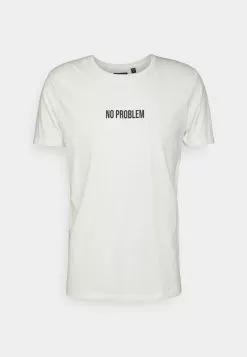 Brave Soul Camiseta Estampada - Black/white, Hombre