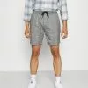 Brave Soul CAMONT - Shorts - Black/white, Hombre