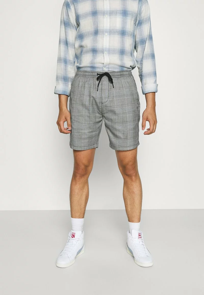 Brave Soul CAMONT - Shorts - Black/white, Hombre 1 Brave Soul CAMONT - Shorts - Black/white, Hombre