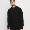 Brave Soul NORVIN - Jersey De Punto - Black, Hombre