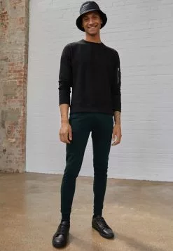 Brave Soul MARTELL - Pantalones Deportivos - Bottle Green, Hombre