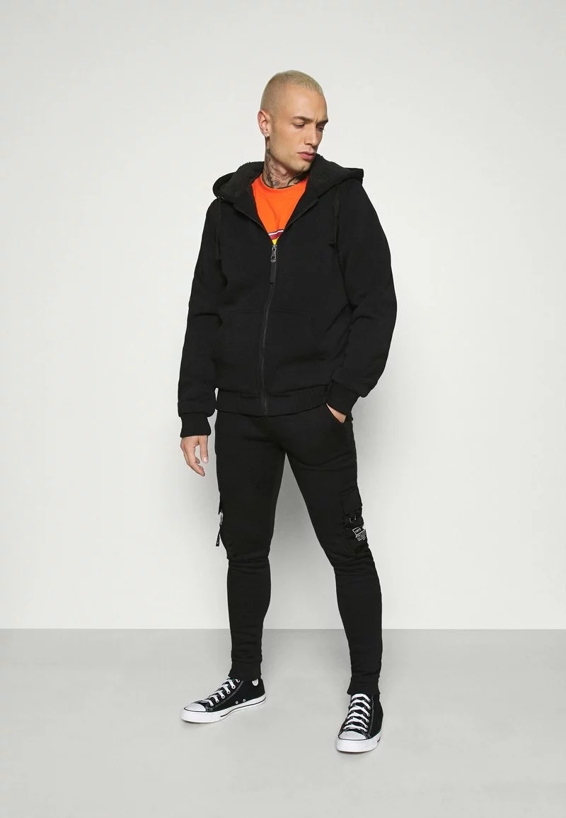 Brave Soul ZONEC - Chaqueta De Entretiempo - Black/charcoal, Hombre 2 Brave Soul ZONEC - Chaqueta De Entretiempo - Black/charcoal, Hombre - Imagen 2