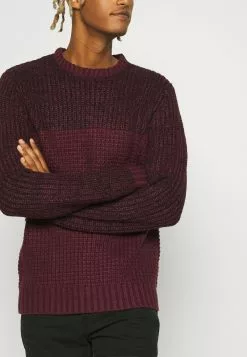 Brave Soul Jersey De Punto - Deep Maroon/jet Black Twist/deep Maroon, Hombre -Brave Soul Ventas a1ff88d92b6b47abb402482d36eac5df
