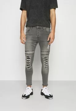 Brave Soul BELIZE - Vaqueros Pitillo - Grey, Hombre