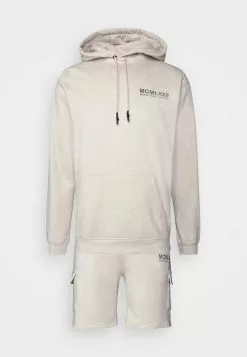 Brave Soul SET - Sudadera - Putty/ Charcoal, Hombre