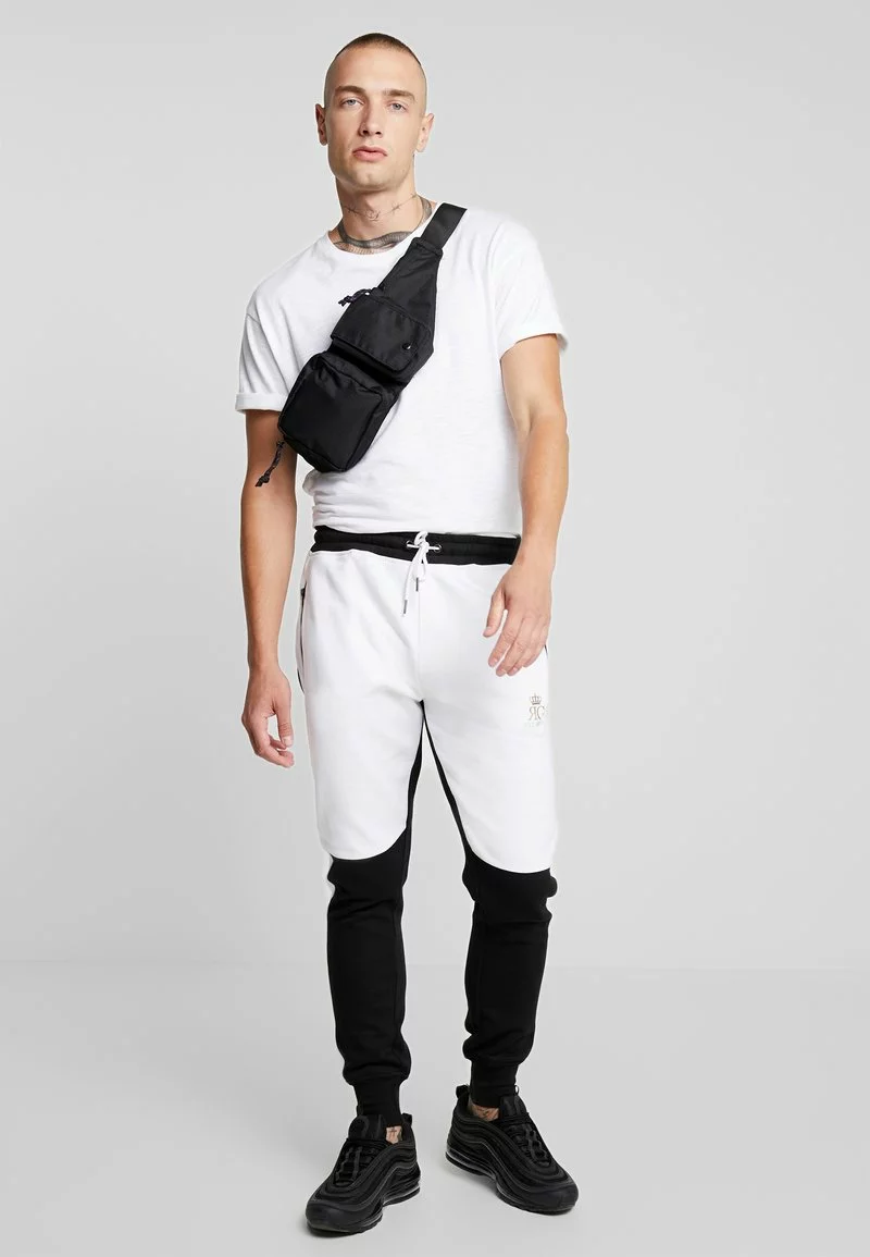 Brave Soul GLIMCO - Pantalones Deportivos - Black/white, Hombre 2 Brave Soul GLIMCO - Pantalones Deportivos - Black/white, Hombre - Imagen 2