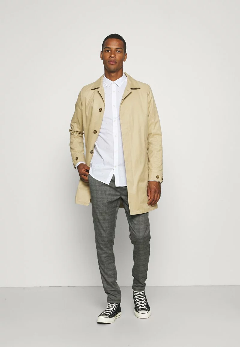 Brave Soul GLEN - Pantalones - Grey Check, Hombre 2 Brave Soul GLEN - Pantalones - Grey Check, Hombre - Imagen 2