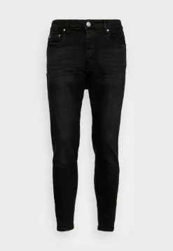 Brave Soul MADISONCROPC - Vaqueros Tapered - Charcoal Wash, Hombre -Brave Soul Ventas a8873d8ddeef4d229219568e92d1027f