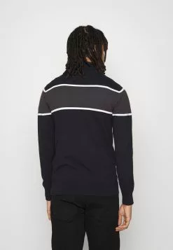 Brave Soul KREIGER - Jersey De Punto - Jet Black/vintage White/slate Grey, Hombre -Brave Soul Ventas a8cb9e8ec3564a5fa24eaabe55065acb