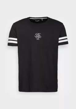 Brave Soul Camiseta Básica - Jet Black/optic White, Hombre -Brave Soul Ventas aa403b4bd7594ef6a0380939656db21e