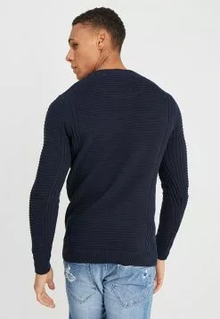 Brave Soul LINEAR - Jersey De Punto - Dk Navy, Hombre -Brave Soul Ventas acbd977cf9dd428390e96b5c81e6c6df