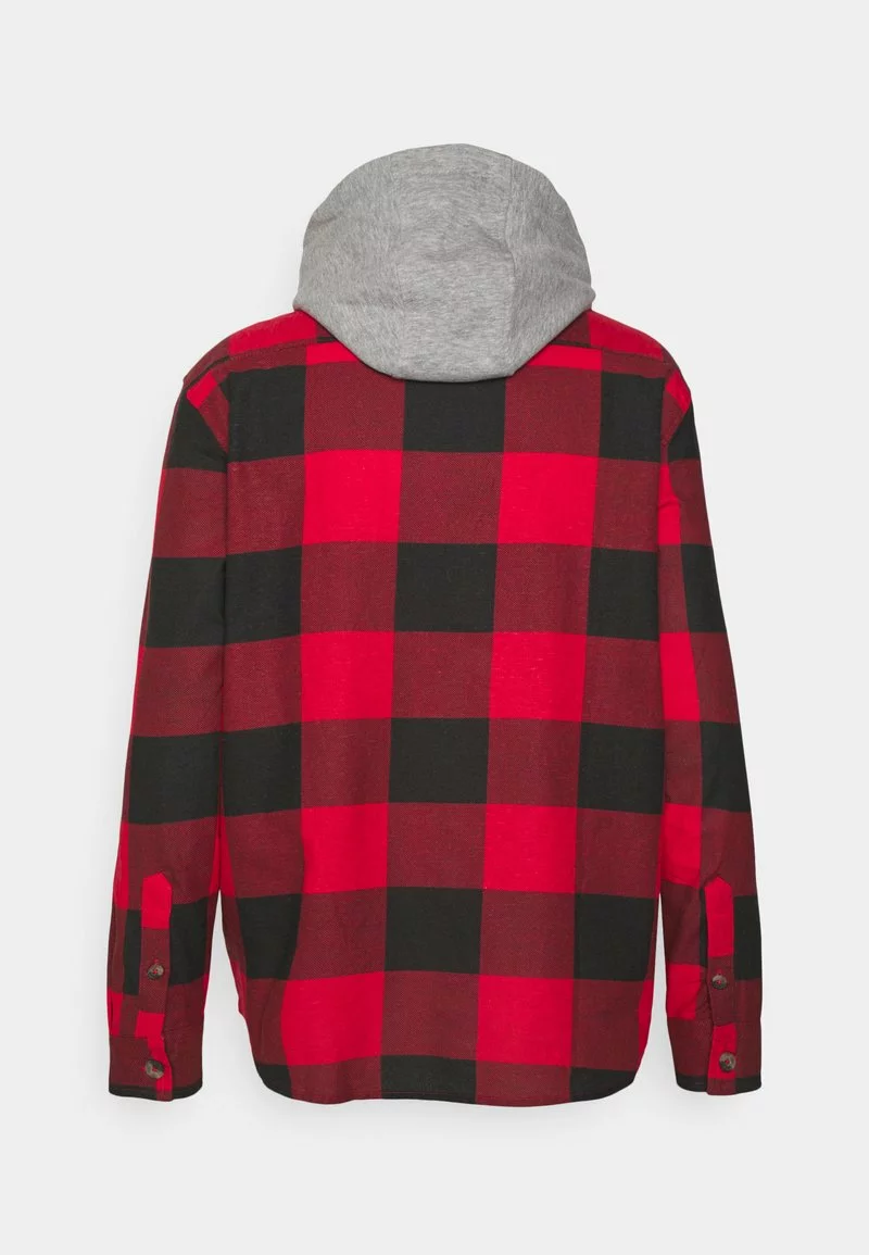 Brave Soul INGAROC - Camisa - Red/jet Black, Hombre 2 Brave Soul INGAROC - Camisa - Red/jet Black, Hombre - Imagen 2