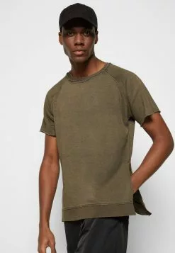 Brave Soul KELLER - Camiseta Estampada - Khaki, Hombre -Brave Soul Ventas aff8a0a6f34340db95683a7294c7745e