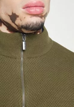 Brave Soul SAMIR - Jersey De Punto - Khaki/stone, Hombre -Brave Soul Ventas b032d7f4a98d4377a48d1744b34313ae