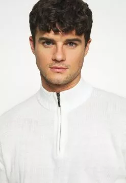 Brave Soul KESTER - Jersey De Punto - Vintage White/light Grey Marl, Hombre -Brave Soul Ventas b1431e576ec74625bca3c64b88cf04db