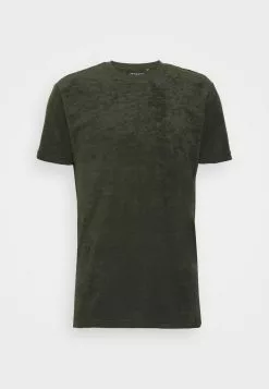 Brave Soul APSION - Camiseta Básica - Mid Khaki, Hombre