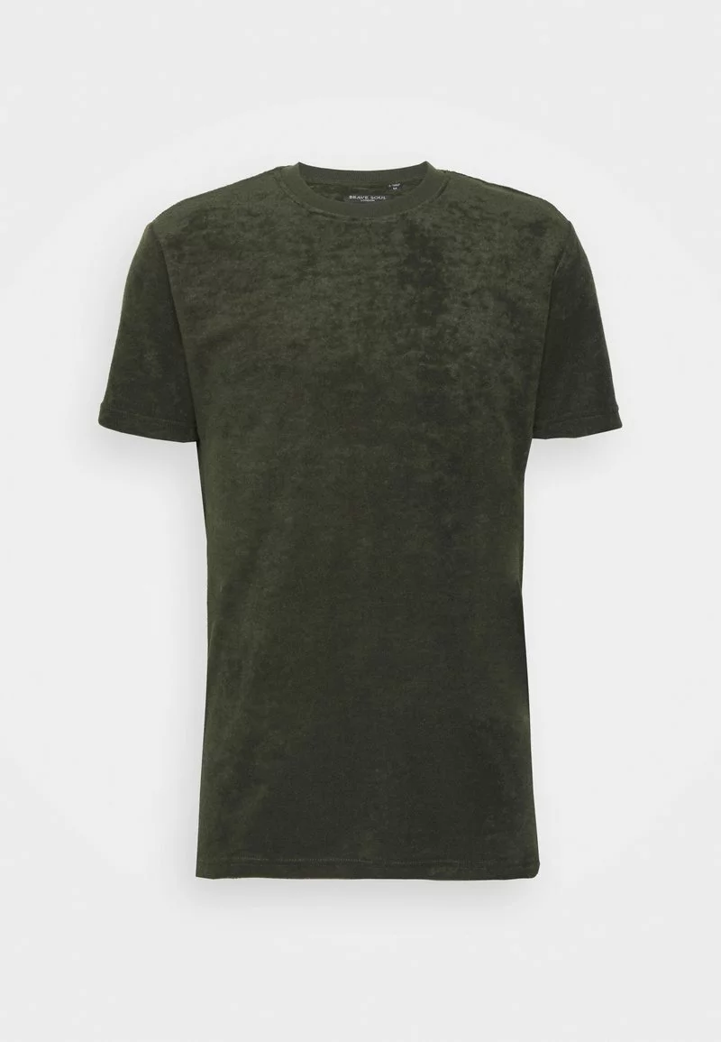 Brave Soul APSION - Camiseta Básica - Mid Khaki, Hombre 1 Brave Soul APSION - Camiseta Básica - Mid Khaki, Hombre