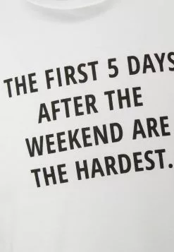 Brave Soul Camiseta Estampada - White, Hombre -Brave Soul Ventas b232076edc7c47398ff70b6b6abda93c