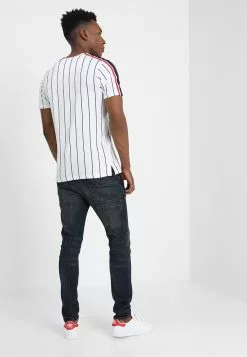 Brave Soul TIGON - Camiseta Estampada - White, Hombre -Brave Soul Ventas b437e2172d17464f89fbb56011f71212