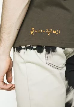 Brave Soul ANTARES - Camiseta Estampada - Khaki, Hombre -Brave Soul Ventas b468bc12de6d4105bae32cc64faaafda