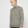 Brave Soul PARSECL - Jersey De Punto - Silver Grey Marl, Hombre