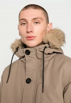 Brave Soul CHEETAHS - Chaqueta De Invierno - Stone, Hombre -Brave Soul Ventas b58590f874444a4e8f6aecdb469d29e0