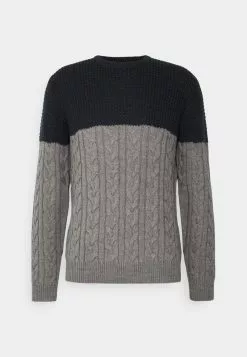 Brave Soul DORPER - Jersey De Punto - Midnight Navy/silver Grey Marl, Hombre 10 Brave Soul DORPER - Jersey De Punto - Midnight Navy/silver Grey Marl, Hombre -Brave Soul Ventas b58f1670239041fdb56f2cf6e7d6fe31