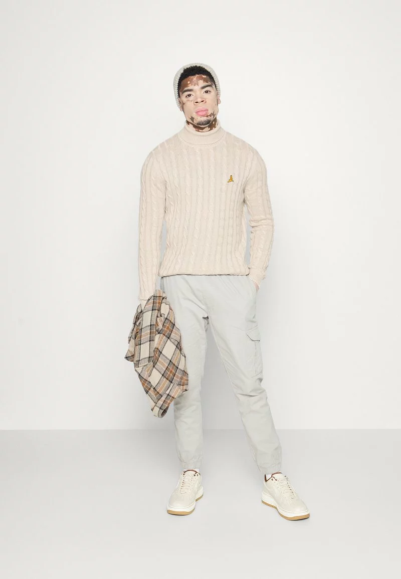 Brave Soul CHURRA - Jersey De Punto - Oatmeal, Hombre 2 Brave Soul CHURRA - Jersey De Punto - Oatmeal, Hombre - Imagen 2