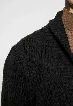 Brave Soul TRACTATUSC - Chaqueta De Punto - Jet Black, Hombre -Brave Soul Ventas b87e1e3c1cd74721b217c96eb8567e21