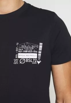 Brave Soul SAMWELL - Camiseta Estampada - Rich Navy/optic White, Hombre -Brave Soul Ventas b9290b12c7b54b1c91b75630d1745c13