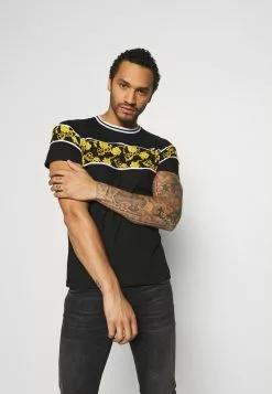 Brave Soul Camiseta Estampada - Black/multi, Hombre