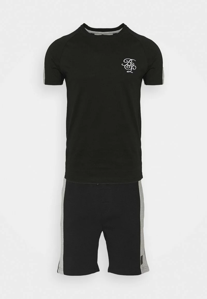 Brave Soul ALEX - Camiseta Estampada - Jet Black/light Grey Marl, Hombre 5 Brave Soul ALEX - Camiseta Estampada - Jet Black/light Grey Marl, Hombre - Imagen 5