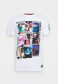Brave Soul Camiseta Estampada - Optic White/multicolour, Hombre -Brave Soul Ventas baee38d44889402dba6447cdc5bd0008