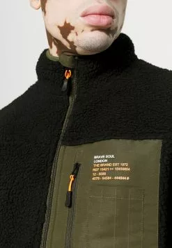 Brave Soul LITHIUM - Forro Polar - Jet Black, Hombre -Brave Soul Ventas bb4061d2964044929cc74bca884f395e