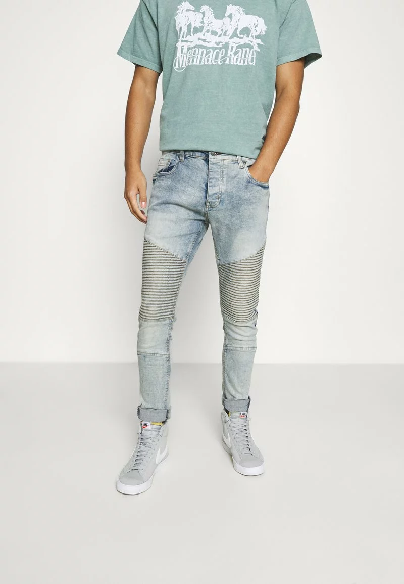 Brave Soul SURFBIKER - Vaqueros Pitillo - Light Blue, Hombre 1 Brave Soul SURFBIKER - Vaqueros Pitillo - Light Blue, Hombre