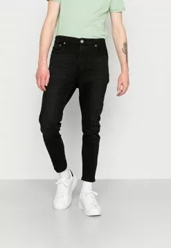 Brave Soul MADISONCROPC - Vaqueros Tapered - Charcoal Wash, Hombre