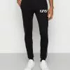 Brave Soul GLENN - Pantalones Deportivos - Jet Black, Hombre