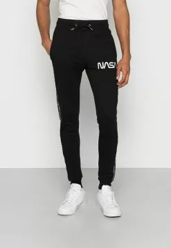 Brave Soul GLENN - Pantalones Deportivos - Jet Black, Hombre