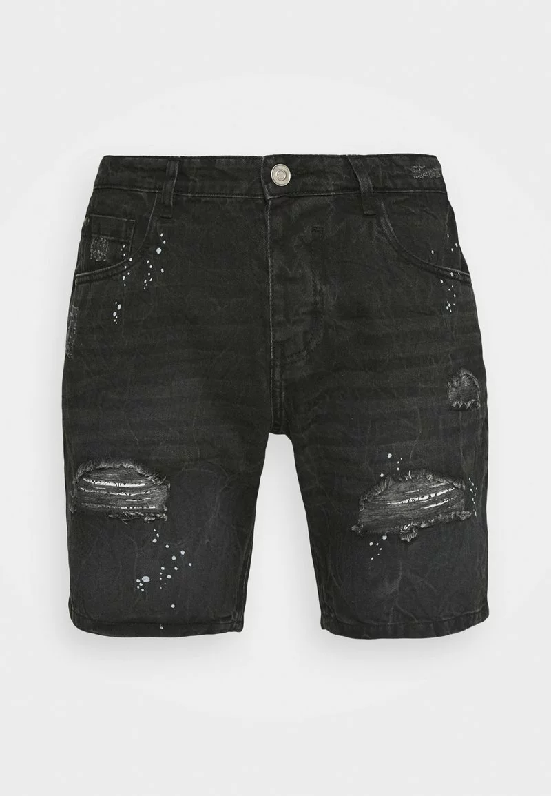 Brave Soul OREGON - Shorts Vaqueros - Charcoal, Hombre 4 Brave Soul OREGON - Shorts Vaqueros - Charcoal, Hombre - Imagen 4