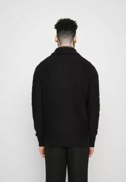 Brave Soul TRACTATUSC - Chaqueta De Punto - Jet Black, Hombre -Brave Soul Ventas c0090219cb6e4482846910a0759d21a8