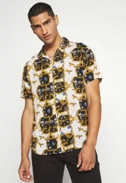 Brave Soul STEIGER - Camisa - Ecru/multi, Hombre -Brave Soul Ventas c069b5f20ecd48c2a687109b71652672