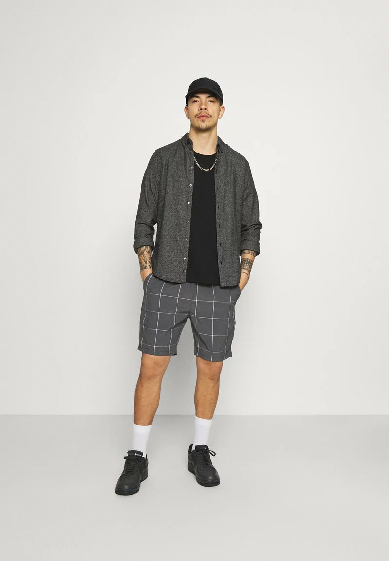 Brave Soul RILEY - Shorts - Dark Grey, Hombre 2 Brave Soul RILEY - Shorts - Dark Grey, Hombre - Imagen 2