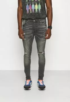 Brave Soul MJN-MAX - Vaqueros Pitillo - Mid Grey, Hombre