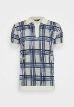 Brave Soul JAXON - Polo - Ecru/navy, Hombre -Brave Soul Ventas c3939017c61b4a44b29e44d515bd0dd0