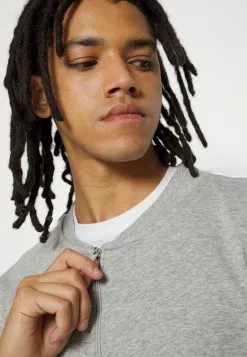 Brave Soul Sudadera Con Cremallera - Light Grey Marl/optic White, Hombre -Brave Soul Ventas c4be972aaf764badbbddf3aa7f52624c