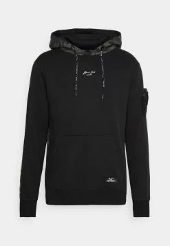 Brave Soul MEIR - Sudadera - Jet Black/blue/khaki, Hombre -Brave Soul Ventas c4d8ca1827c54ddbac5deb7c03c688e2