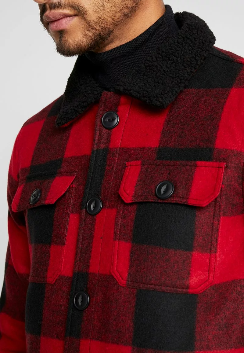 Brave Soul AUGUSTUS - Chaqueta Fina - Red/black, Hombre 6 Brave Soul AUGUSTUS - Chaqueta Fina - Red/black, Hombre - Imagen 6