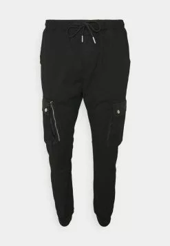 Brave Soul ALABAMA - Pantalones Cargo - Black, Hombre -Brave Soul Ventas c64efa4ac7c2402692deafc95a3e01d7