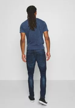 Brave Soul CAMERON - Vaqueros Slim Fit - Dark Blue Wash, Hombre -Brave Soul Ventas c69f269cd21d489e847a52af1460e591