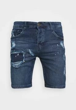 Brave Soul MUNICH - Shorts Vaqueros - Dark Blue Wash, Hombre -Brave Soul Ventas c80a0c7df57e4234aef751399c66c4d0